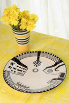 Mombaye City Ceramic Round Platter