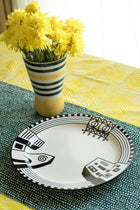 Mombaye City Ceramic Dinner Plate