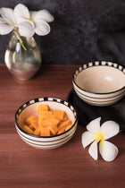 Mombaye City Ceramic Katori (Set Of 2)