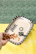 Mombaye City Ceramic Snack Tray