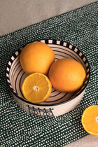 Mombaye City Ceramic Small Flat Serving Bowl