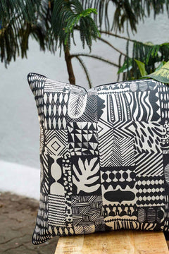 Patchwork Floor Cushion Cover (61 X 61 Cm)