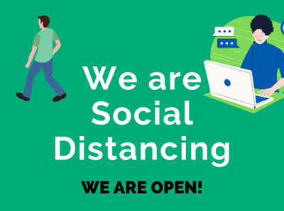 We're Social Distancing