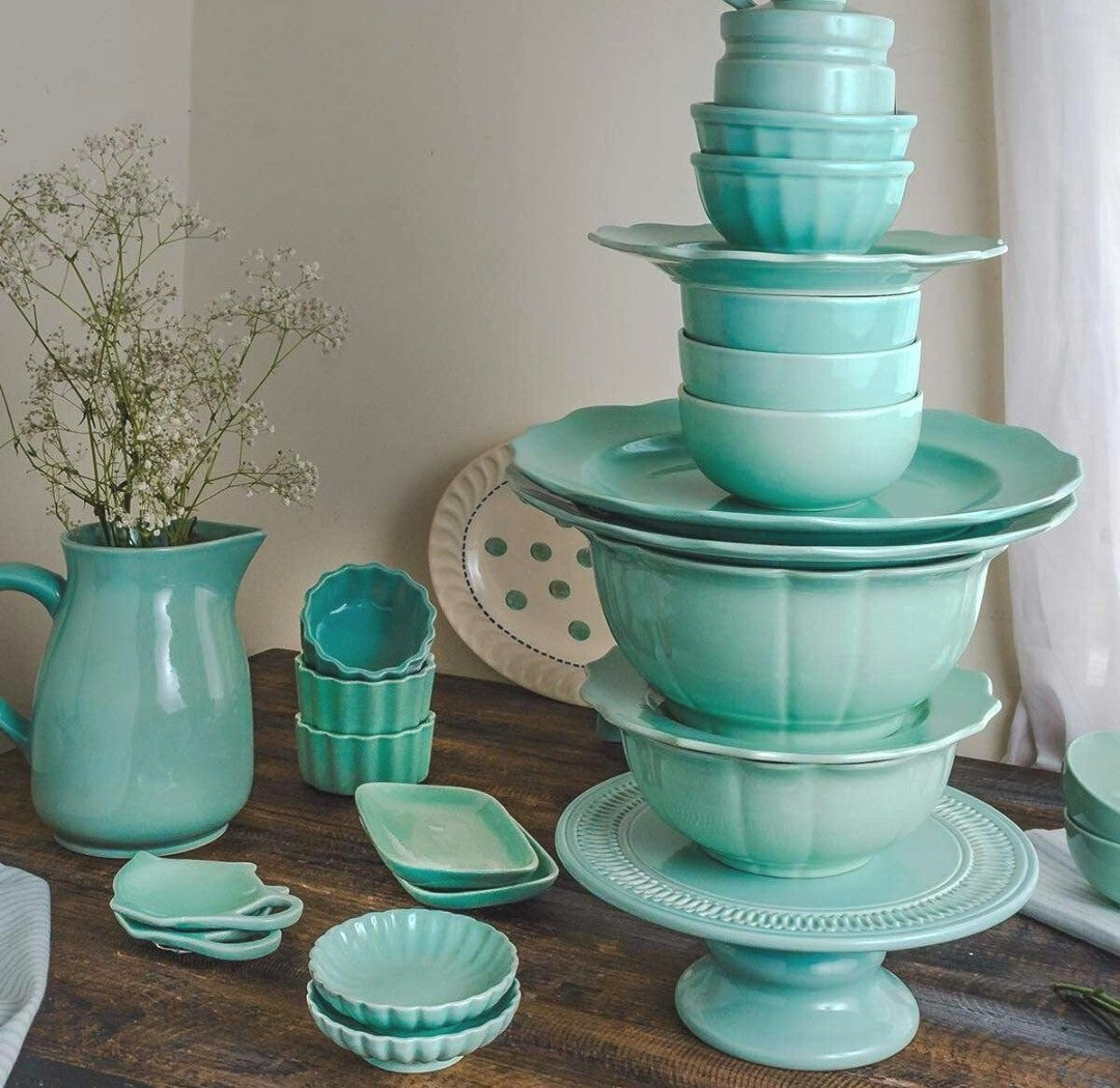 Minty Blue Dining