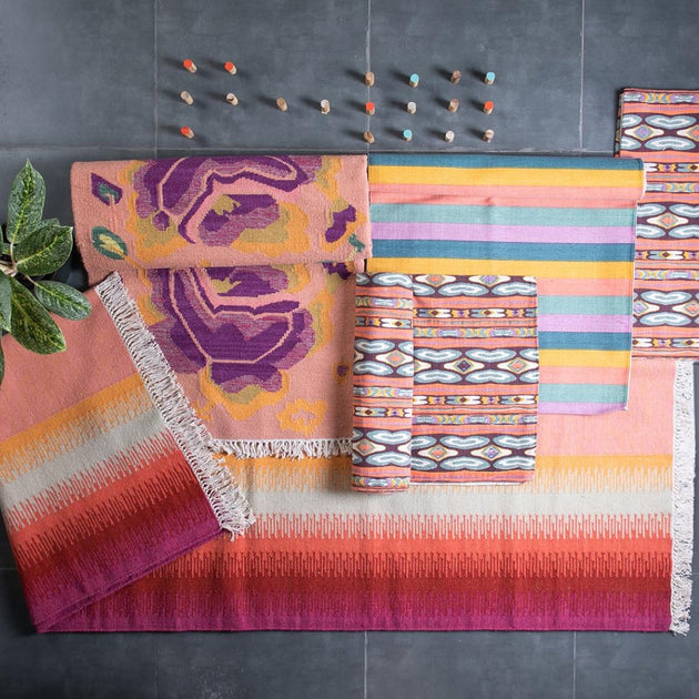 Mansara Rag Mansara Rugs: Printed Rugs in Radiant Colours | Freedom Tree