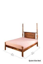 Roz Acacia Wood Bed