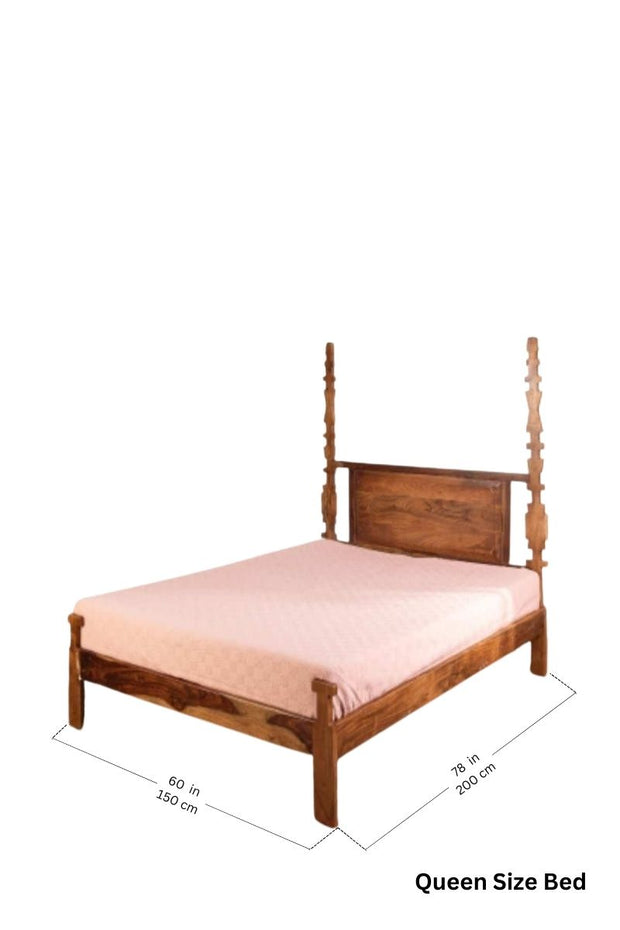 Roz Acacia Wood Bed