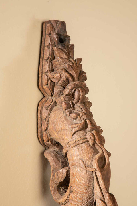 Pillar Elephant Reclaimed Wood Wall Art