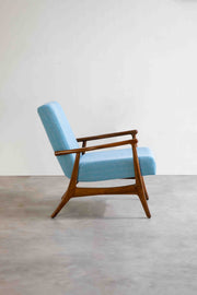 Herringbone Lunar Blue Fabric