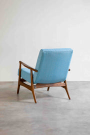 Herringbone Lunar Blue Fabric