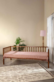 Spindle Teak Wood Day Bed