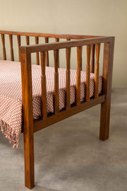 Spindle Teak Wood Day Bed