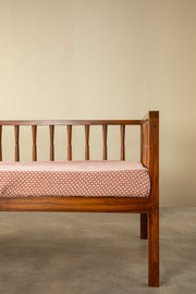 Spindle Teak Wood Day Bed