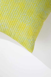 PRINT & PATTERN CUSHIONS Sobo Shadow  Lime Cushion Cover (46 Cm X 46 Cm)