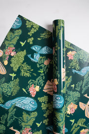 WRAPPING PAPERS Peacock Song Multi-Colored Gift Wrapping Paper (Set Of 6)