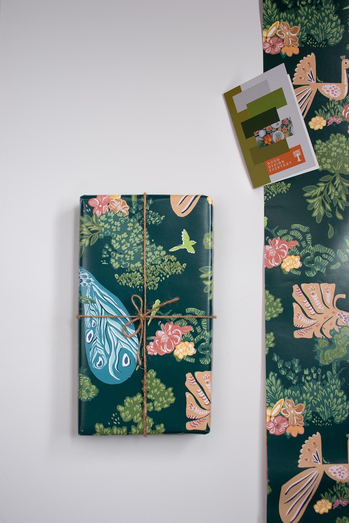 WRAPPING PAPERS Peacock Song Multi-Colored Gift Wrapping Paper (Set Of 6)