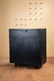 Samsara Hand Carved Bar Cabinet