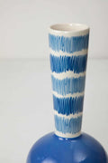 FLOWER VASES Wobble Bobble Ceramic Vase (Blue)
