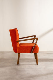 Shimoga Chenille Red Fabric