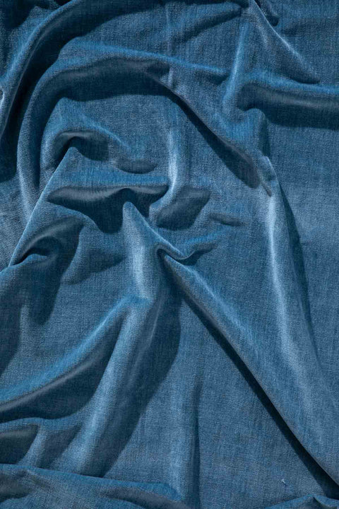 Shimoga Chenille Blue Water Upholstery Fabric