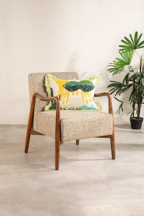 Sway Teak Wood Armchair