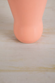 Pink Glass Ceramic Vase