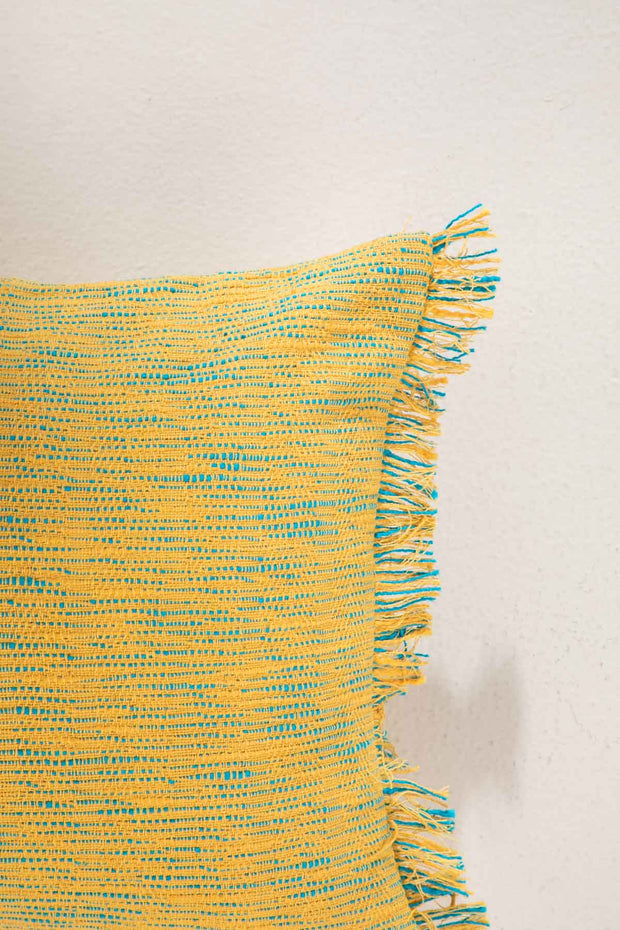 Wheatfield Ochre Yellow Cushion Cover (36 Cm X 50 Cm)