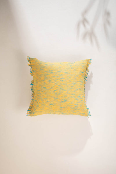 Wheatfield Ochre Yellow Cushion Cover (41 Cm X 41 Cm)