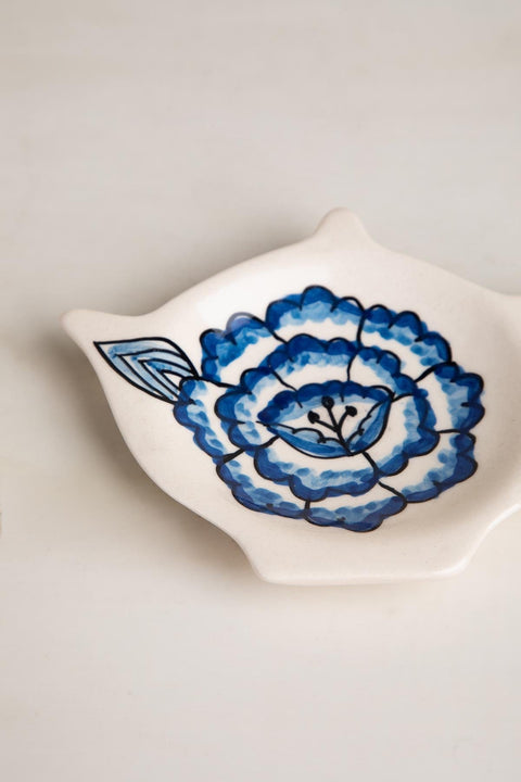10000017287 DAMASK TEA BAG THINGY (SET OF 2) BLUE