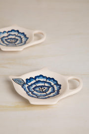 10000017287 DAMASK TEA BAG THINGY (SET OF 2) BLUE