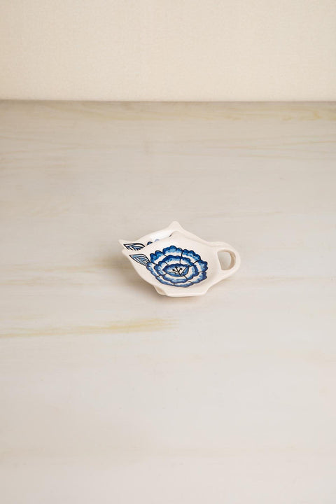 10000017287 DAMASK TEA BAG THINGY (SET OF 2) BLUE