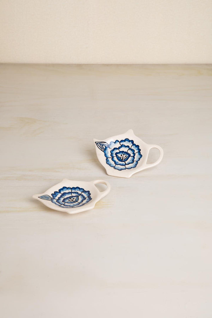 10000017287 DAMASK TEA BAG THINGY (SET OF 2) BLUE