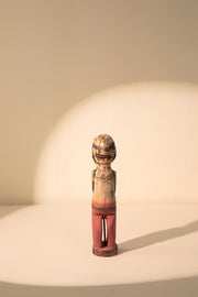 10000017357 DHUBRI ASSORTED RECLAIMED WOODEN SCULPTURE CORAL RED
