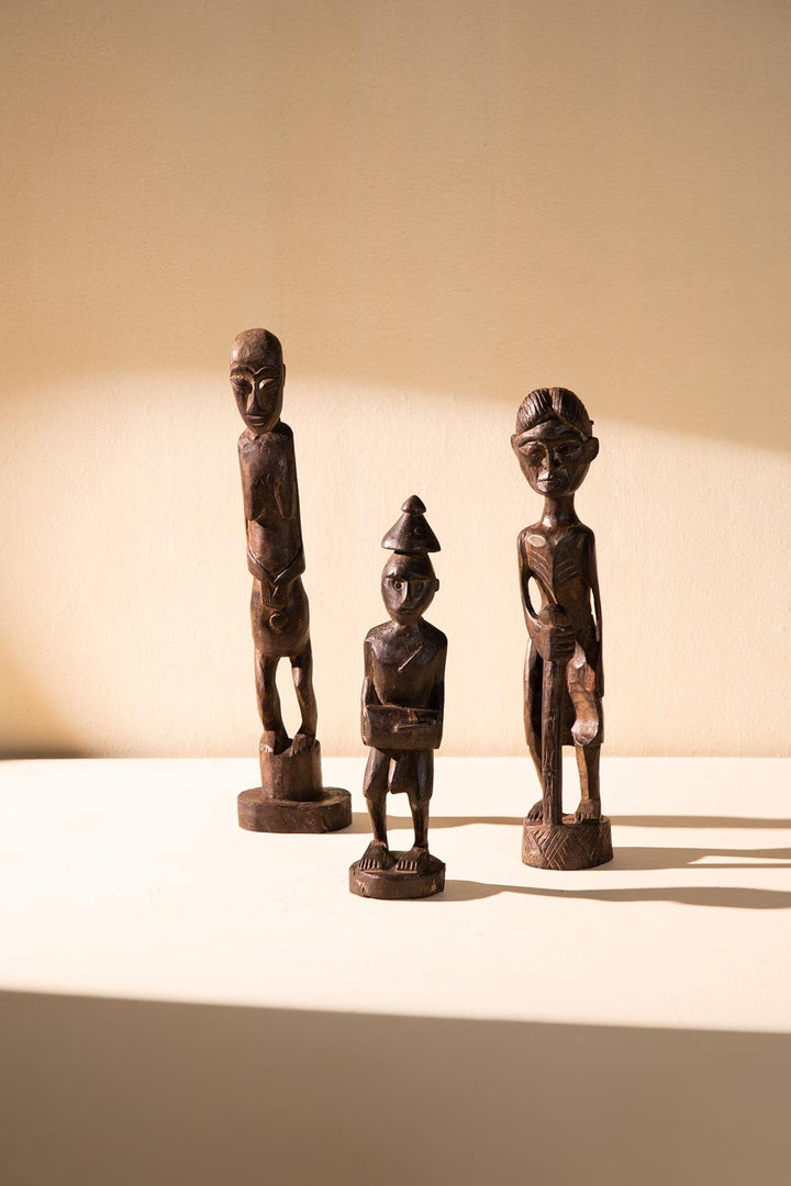 10000017359 KARBI ASSORTED RECLAIMED WOODEN SCULPTURE WALNUT