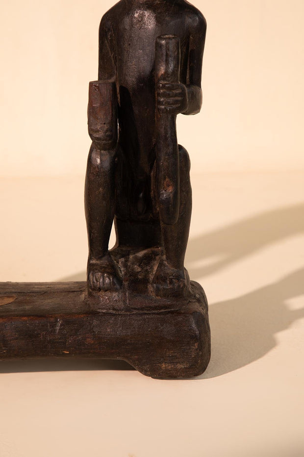 10000017361 YORA RECLAIMED WOODEN SCULPTURE WALNUT
