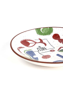 10000017386 FACE TO FACE SMALL PLATE (SET OF 2) MULTI