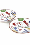 10000017386 FACE TO FACE SMALL PLATE (SET OF 2) MULTI