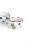 10000017387 FACE TO FACE TEA CUP (SET OF 2) MULTI
