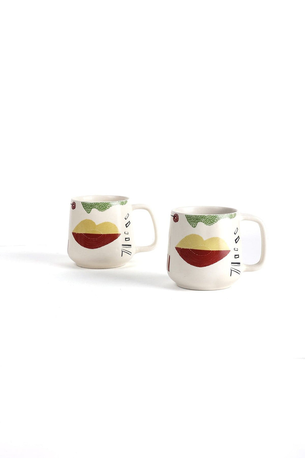 10000017388 FACE TO FACE COFFEE MUG (SET OF 2) MULTI