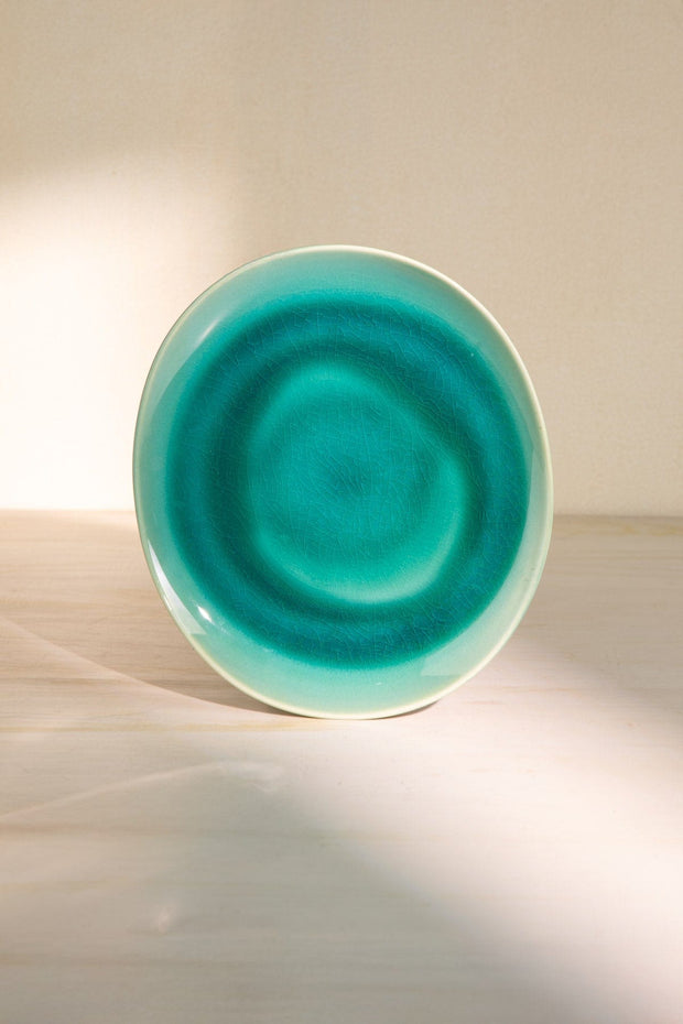 10000017398 MIDORI DINNER PLATE EMERALD GREEN