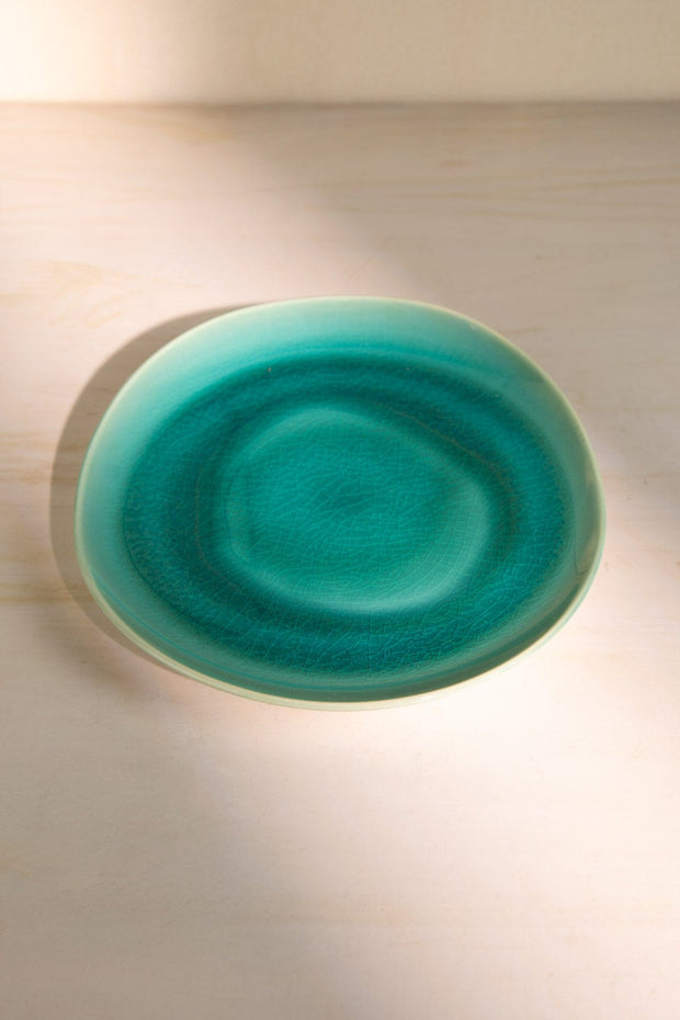 10000017398 MIDORI DINNER PLATE EMERALD GREEN