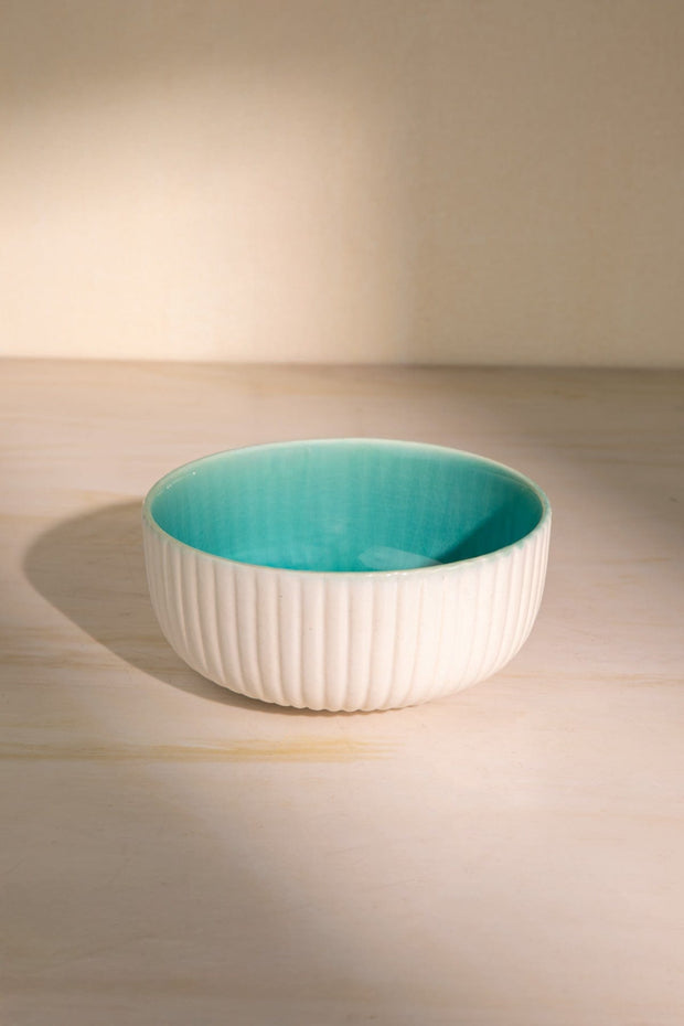 10000017401 MIDORI SERVING BOWL M  EMERALD GREEN