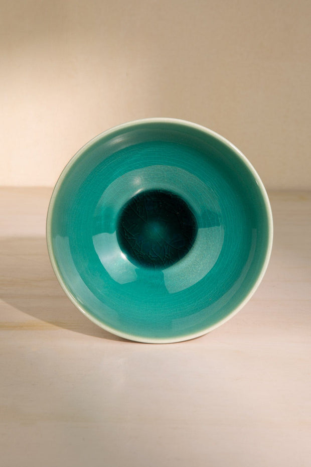 10000017402 MIDORI PASTA BOWL EMERALD GREEN