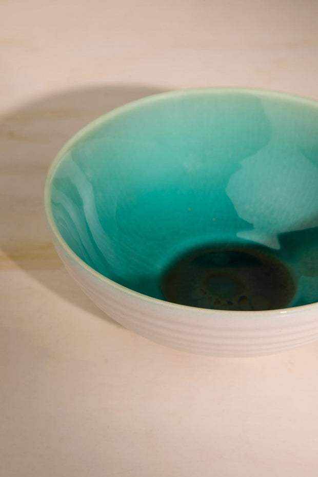 10000017402 MIDORI PASTA BOWL EMERALD GREEN