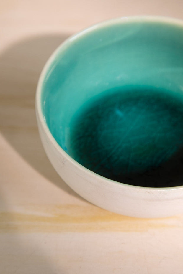 10000017403 MIDORI MIXER BOWL (SET OF 2) EMERALD GREEN