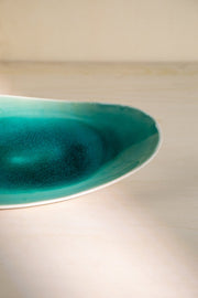 10000017404 MIDORI OVOID PLATTER EMERALD GREEN