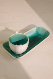 10000017405 MIDORI PLATTER WITH KULHAR EMERALD GREEN