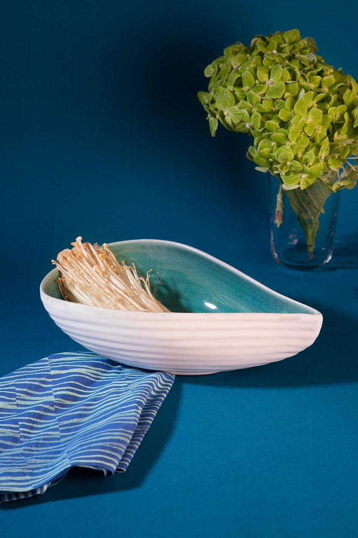 10000017407 MIDORI SALAD BOWL EMERALD GREEN