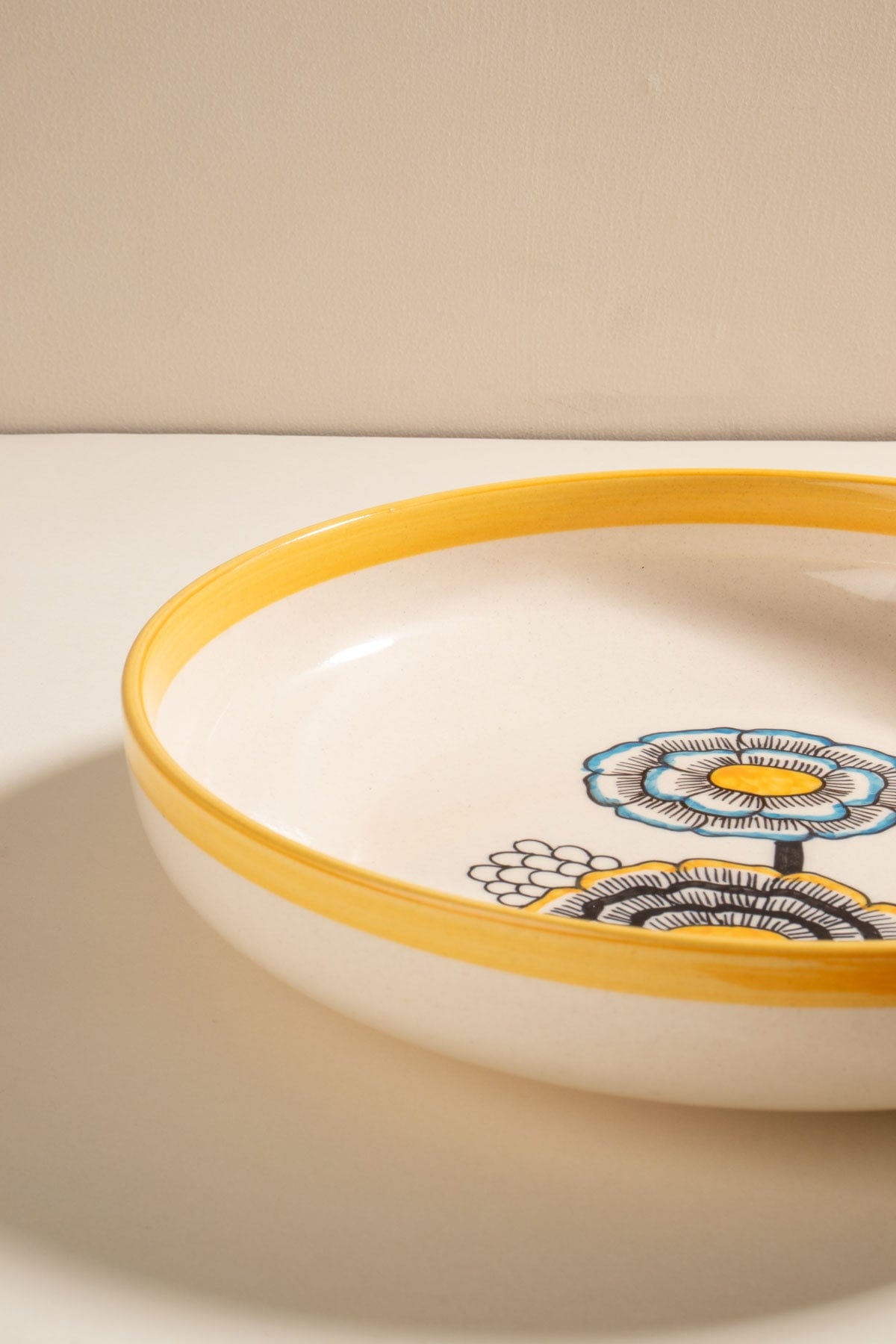 10000017410 TULUKKA PASTA BOWL MUSTARD YELL