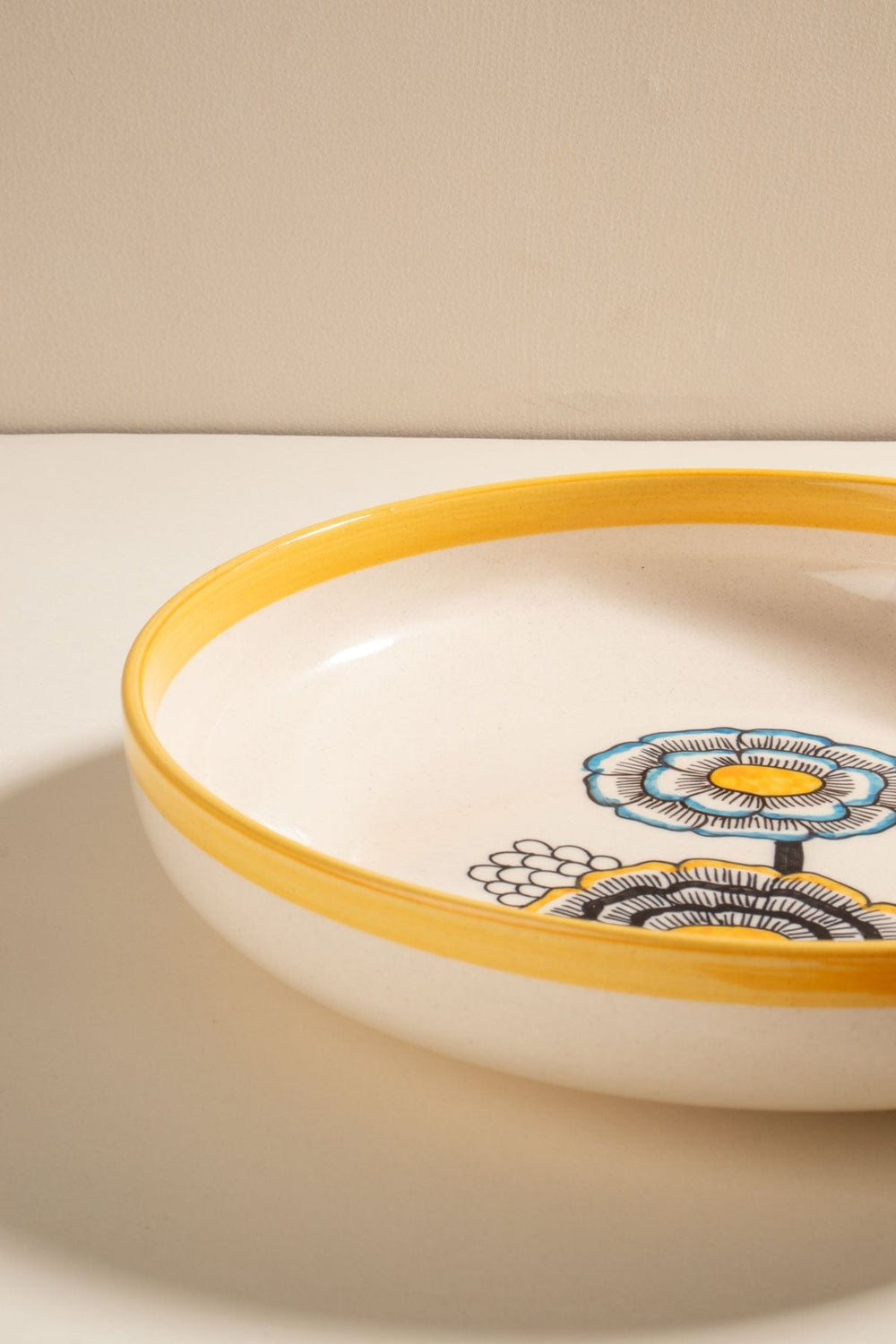 10000017410 TULUKKA PASTA BOWL MUSTARD YELL